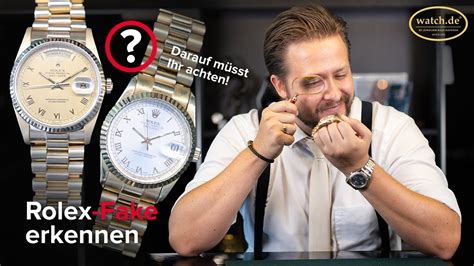 woran erkennt mann orginal rolex in gold|are Rolex watches real.